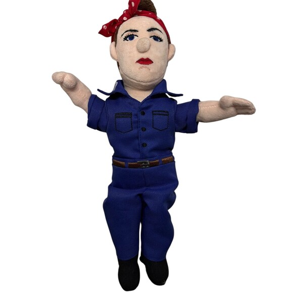 The Unemployed Philosophers Guild Rosie The Riveter Little Thinker Plush - Picture 1 of 7